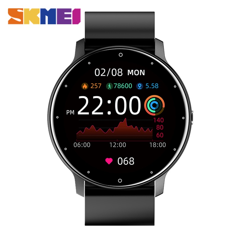 SKMEI New Smart Waterproof Tracker Men Full Touch Screen Sport Fiess Watch IP67 Bluetooth_voghion.com