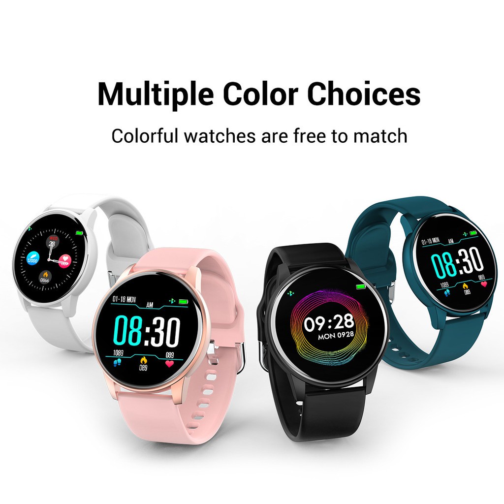 SKMEI Smart Watch Waterproof Smartwatch Full Screen Touch Heart Rate Tracker_voghion.com