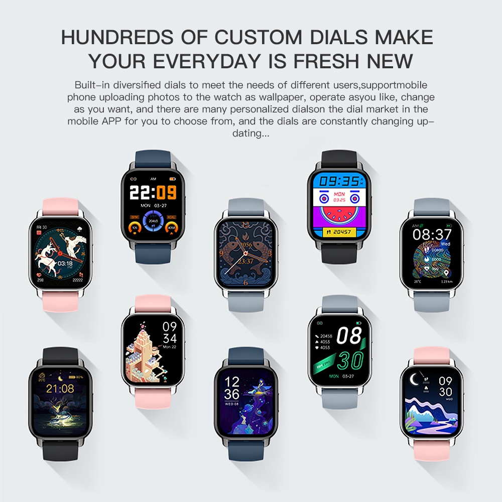 【Stock malaisie 】 SKMEI montre intelligente étanche avec appel Bluetooth Mini montre intelligente pression sang oxygène surveillance du sommeil_voghion.com