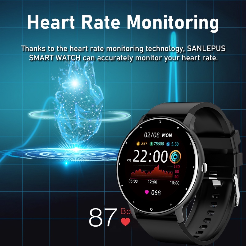 SKMEI New Smart Waterproof Tracker Men Full Touch Screen Sport Fiess Watch IP67 Bluetooth_voghion.com