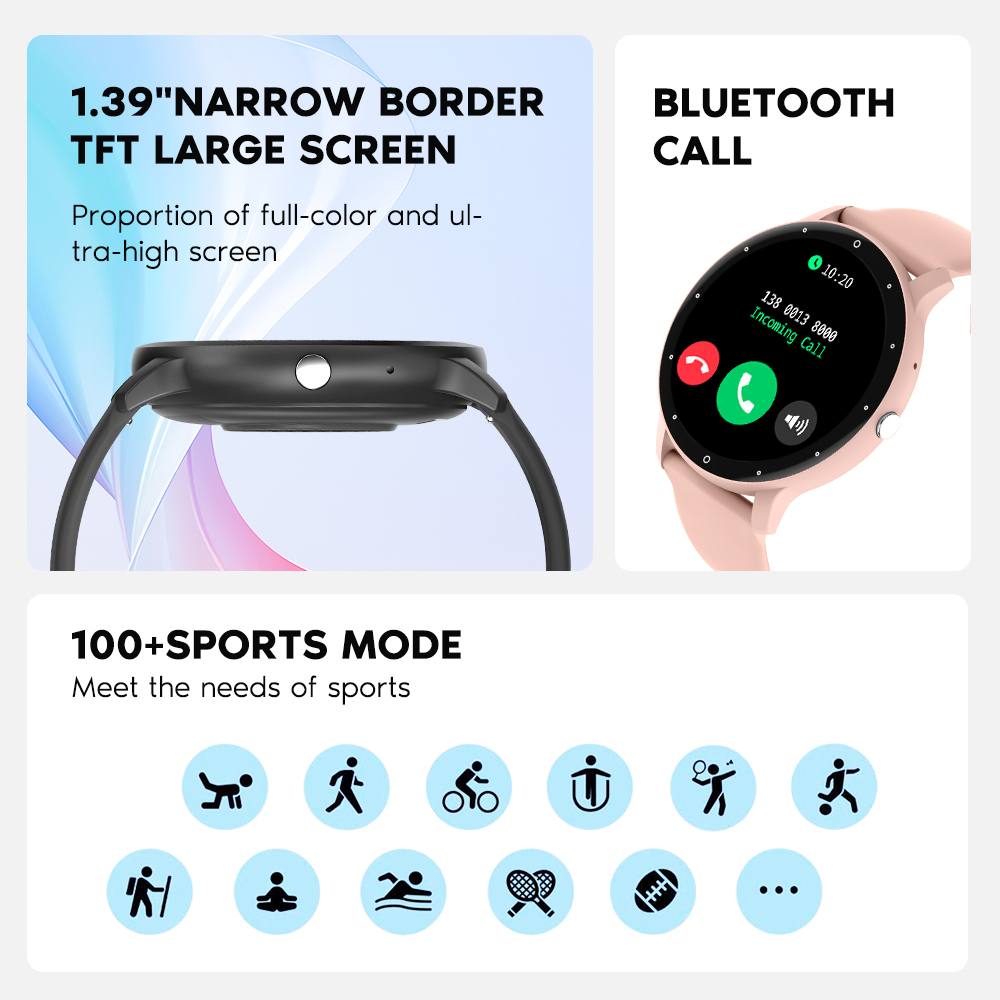 SKMEI appel de téléphone intelligent étanche Fiess Tracker plein écran tactile fréquence cardiaque multifonctionnel Sport montre de course confiture_voghion.com
