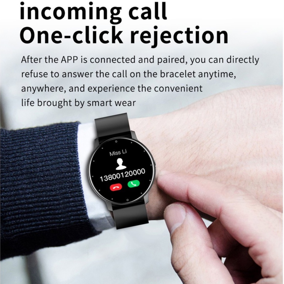 SKMEI New Smart Waterproof Tracker Men Full Touch Screen Sport Fiess Watch IP67 Bluetooth_voghion.com